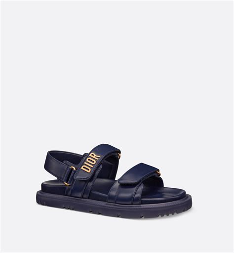 dior act leather sandal|DiorAct Sandal Horizon Blue Lambskin .